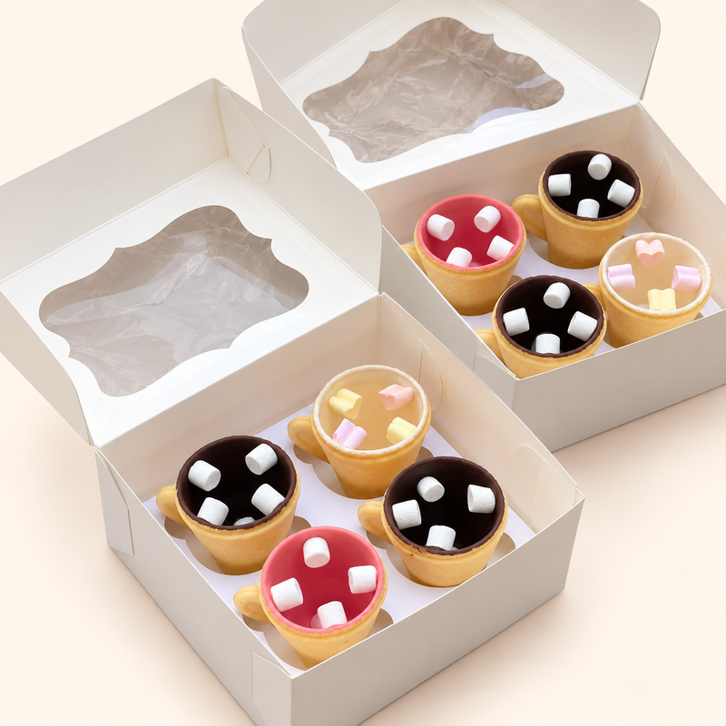 8 Filiżanek z marshmallow