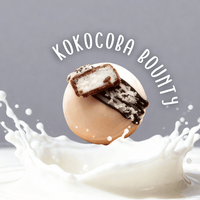 Bombeczka Kokosowa — kakaowa bombeczka z białej czekolady