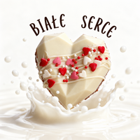 Bombeczka Serce Białe